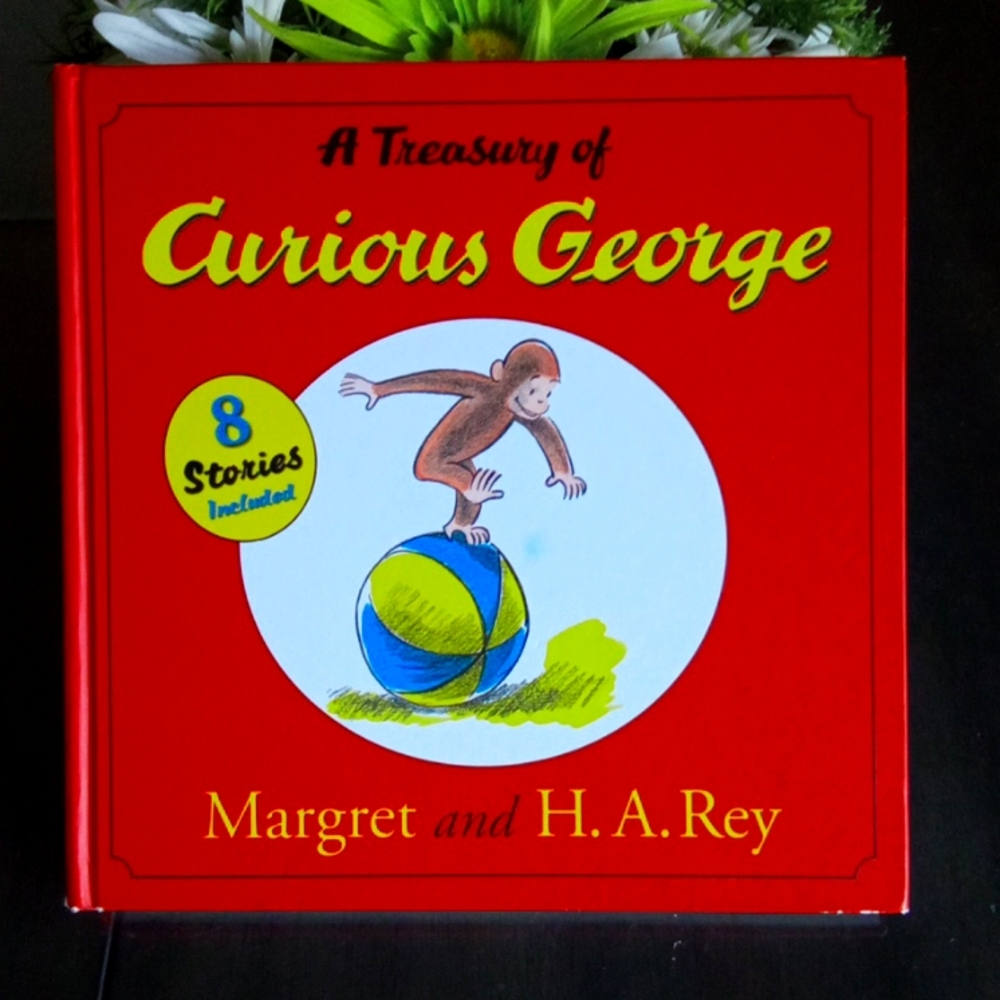 NEW🌈 Curious George Book A Treasury of 8 Stories gifts